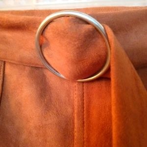 Ladies suede skirt